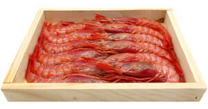 Marisco con tradición, gamba roja.