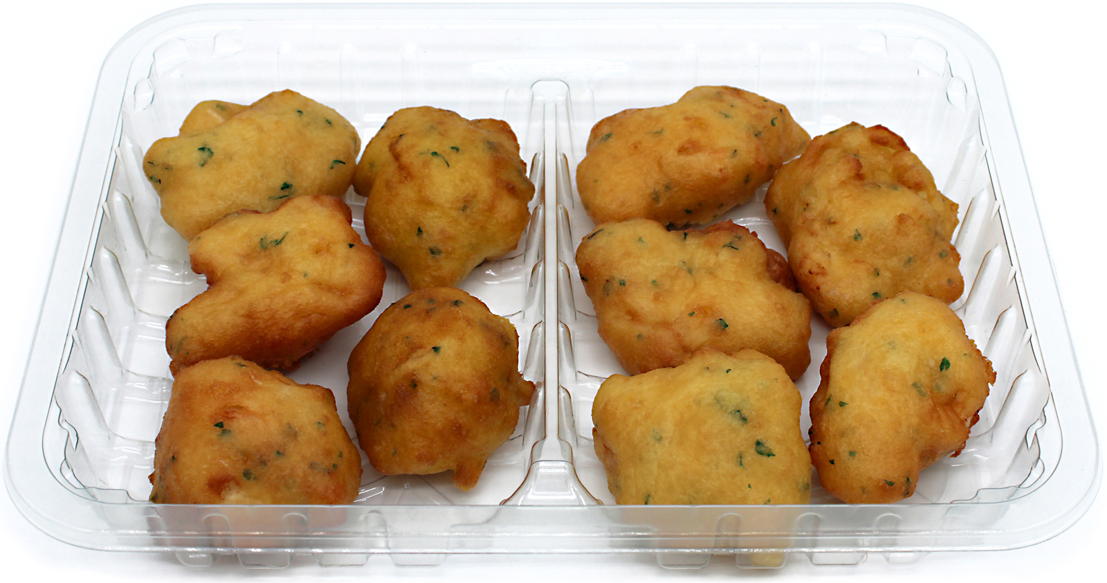 Buñuelos de gambas artesanales