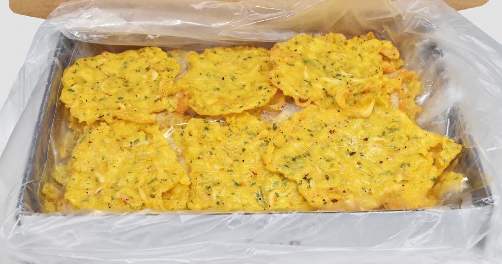 Tortillitas de camarones artesanas