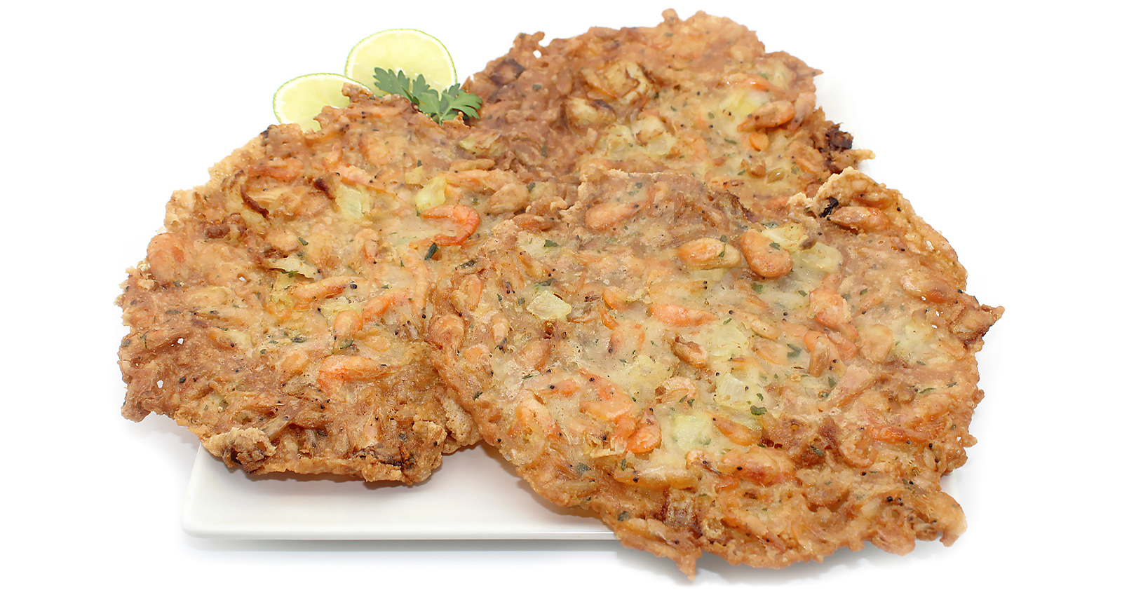 Ingredientes de la Tortillita de Camarones Gourmet