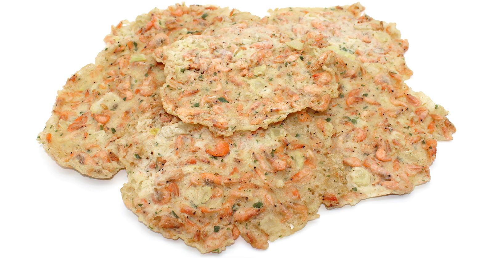 Tortillita de Camarones Gourmet lista para servir